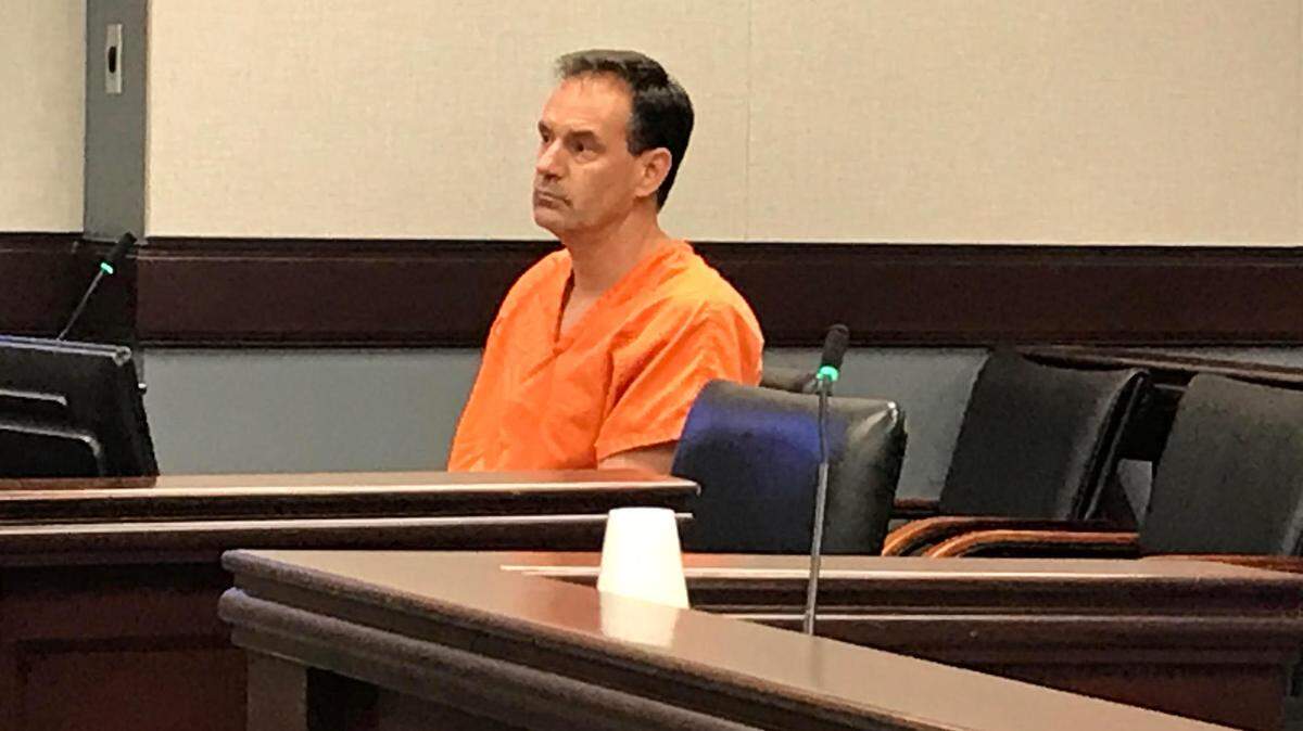 Christian Novellino in court in York County on Dec. 6, 2023.