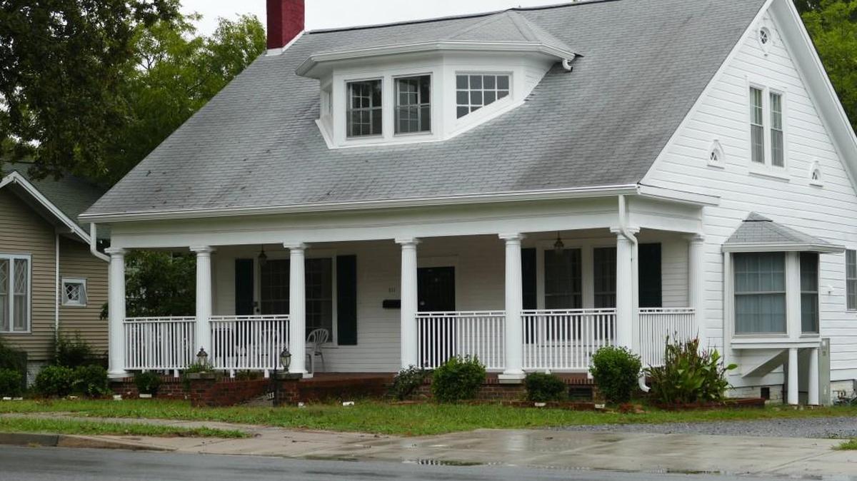 
A man was pistol-whipped and robbed while sitting on the porch of this home on Saluda Street.
