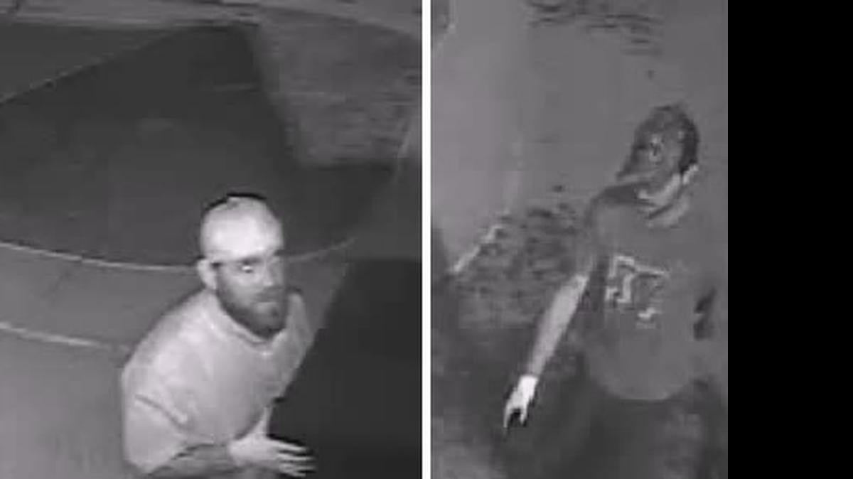 
Deputies are seeking two men who entered the playground area of the Giving Tree Child Development Center in Clover on Sunday and took more than $5,000 in toys and playground equipment. 
