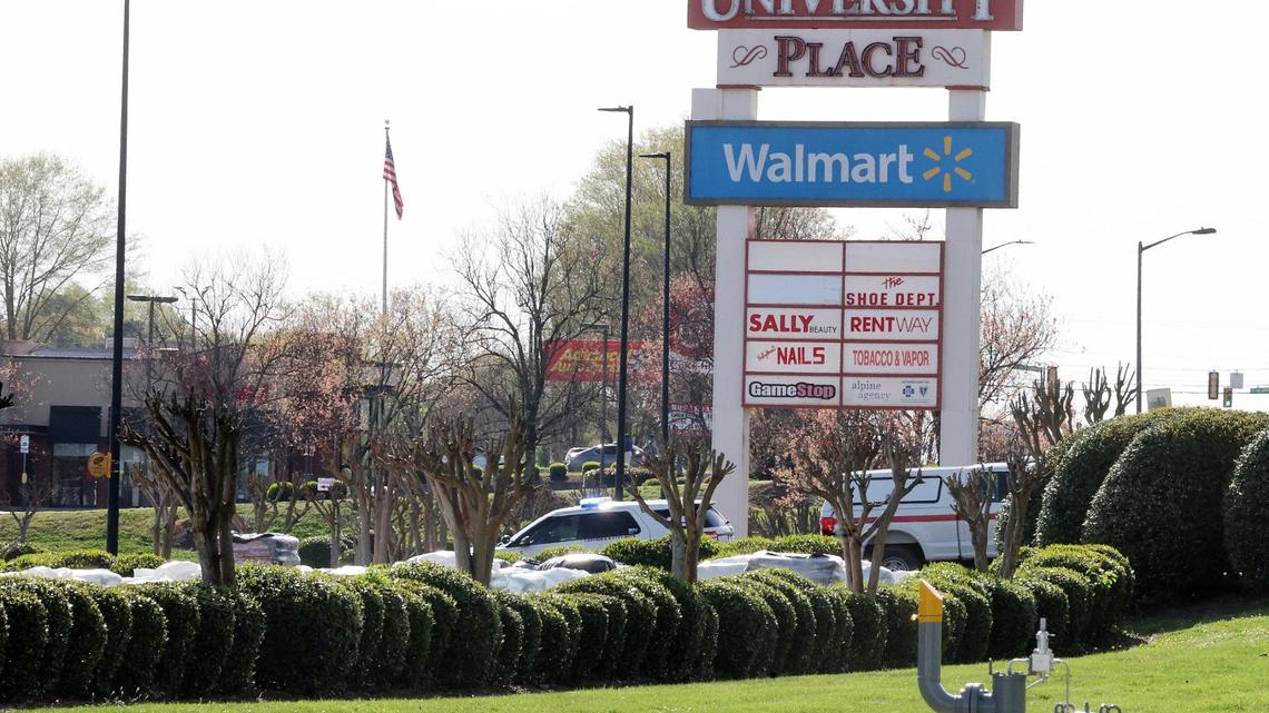 Lancaster police responded to a shooting at the Walmart in Lancaster Tuesday. Two people were shot and injured.