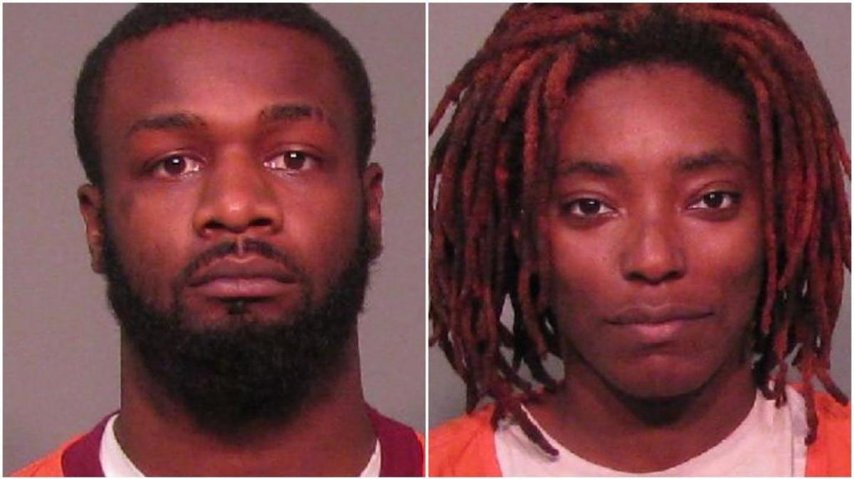 Kwadonte Lewis, left, and Precious Smith