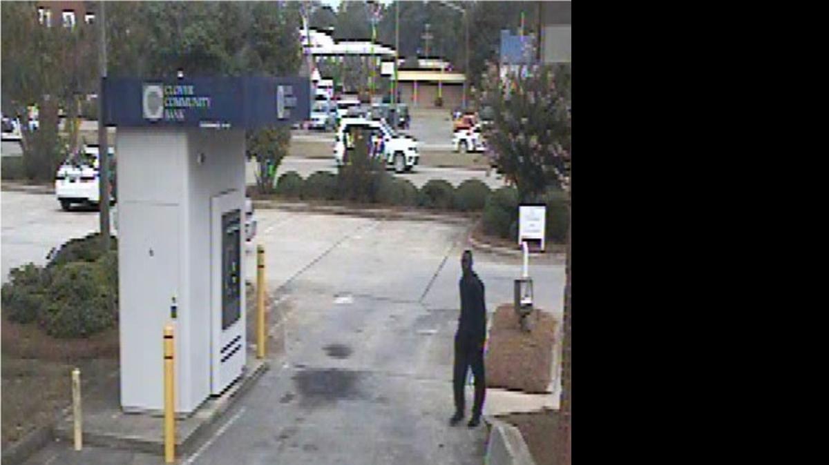 
Clover police are looking for this man, who snatched a bank deposit bag from a customer as he entered a Clover bank Saturday. 
