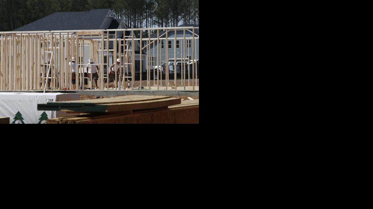 
New homes under construction near Lake Wylie off Allison Creek Road in the Palm Tree Cove development. Residents on the Allison Creek peninsula are upset with plans to add over 500 new homes in the nearby Lakeside Glen subdivision, which are not yet under construction.
