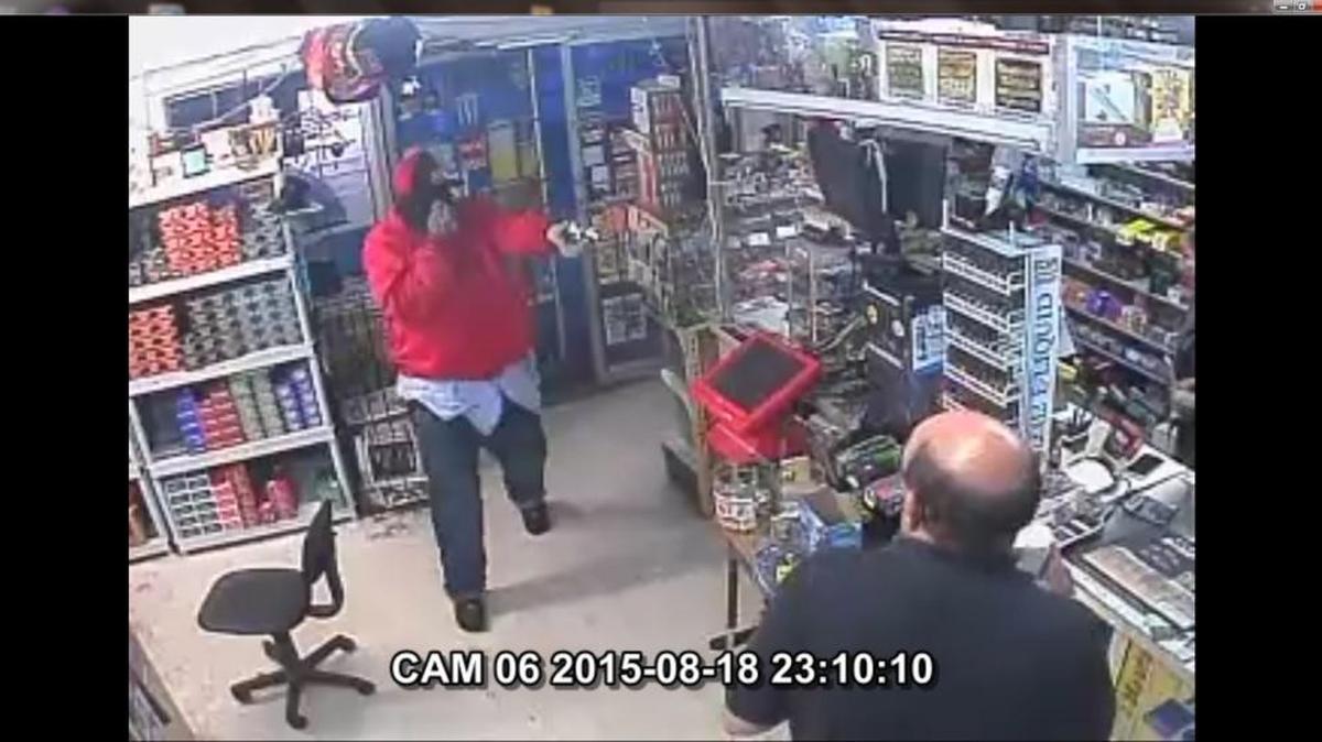 
Lancaster County authorities are searching for this man who robbed the Lucky 99 convenience store in Lancaster Tuesday night. 

