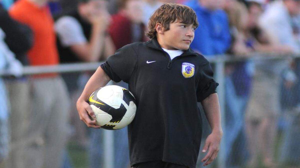 
Adam Smith, the Northwestern soccer team manager, walks the sidelines during the Upperstate Championship in 2009.
