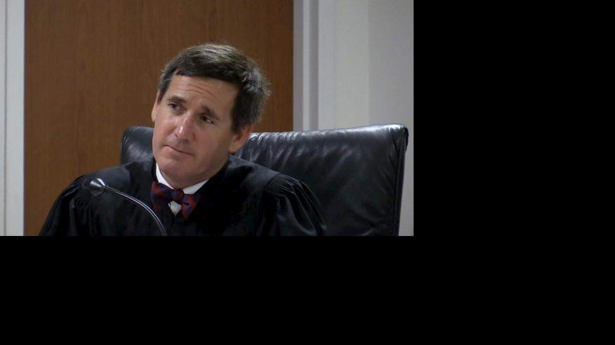 
Family Court Judge Michael Holt of Darlington County listens as a York teenager apologizes in court for his role in a plot to kill Americans both in the United States and abroad.
