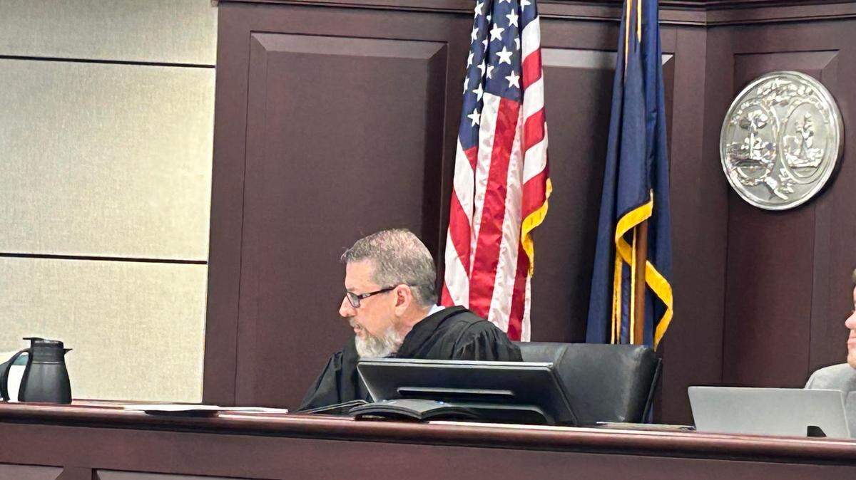 Visiting Judge David Caraker sentences Rock Hill, South Carolina, teen Ja’Ontae Ingram on April 16, 2025, to 13 years in adult prison in York County court for the teen’s role in the 2022 killing of Ingram’s father, Larry Ingram Jr.
