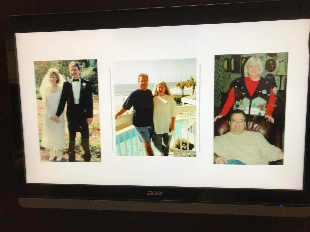 Pictures of Donald Teresa Hewetson that were displayed in court Sept. 30, 2021.