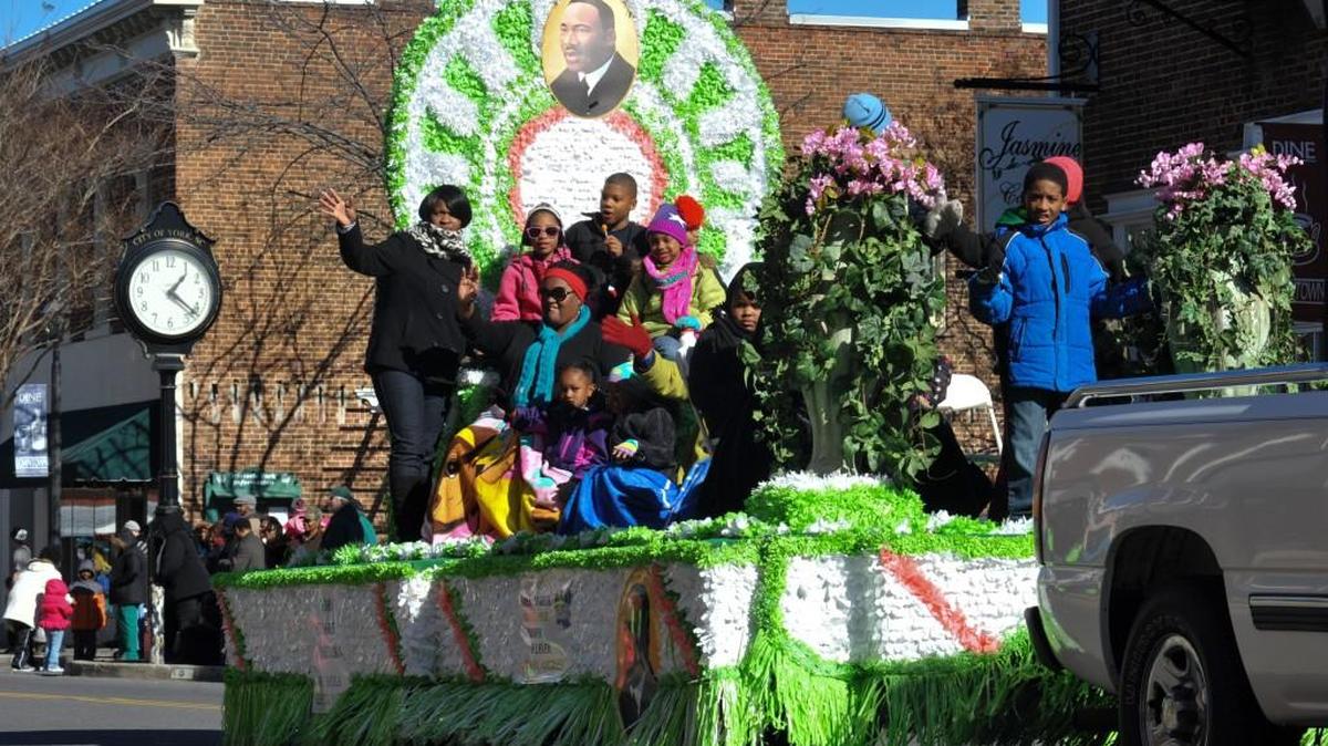 York’s annual Martin Luther King Jr. parade is scheduled for 1 p.m. Saturday.