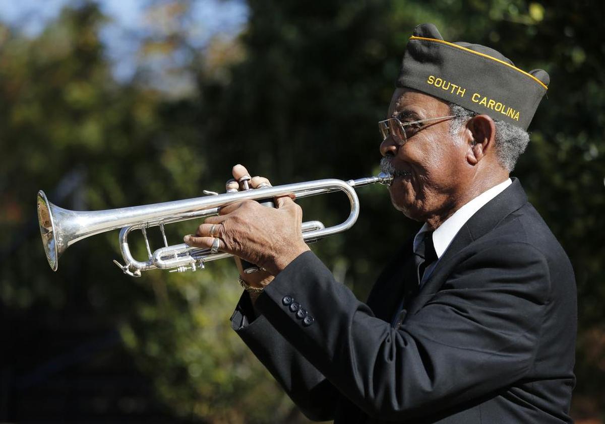 Bobby Plair Sr., seen here in this 2015 Herald file photo playing “Taps” at Rock Hill’s Veterans Day tribute.