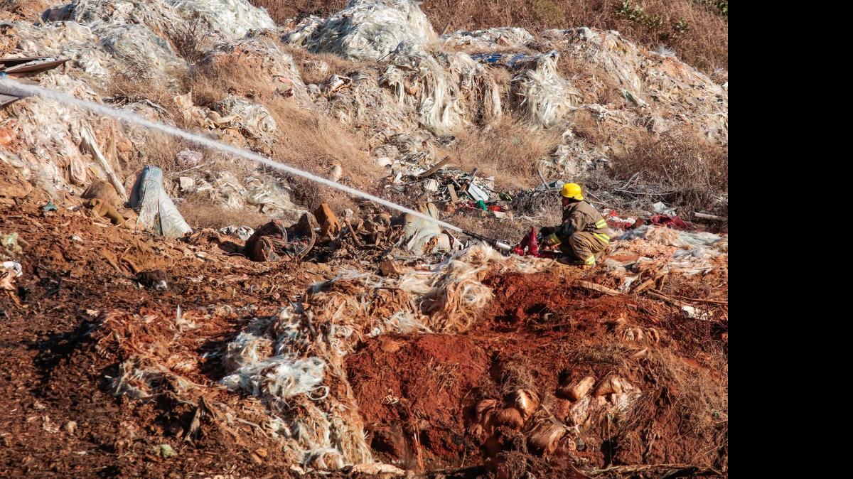 
Crews started working in November to extinguish a fire at the Bennett Landfill in northwestern Chester County.

