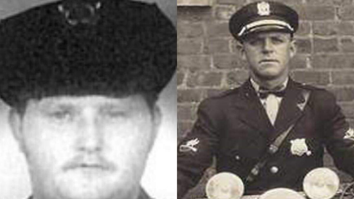 Former Rock Hill police officers Steven Wayne Jordan and Robert Morris McFadden, shown here in images from the South Carolina Law Enforcement Officers Hall of Fame, will have streets named for them in the city. So will fellow Hall of Fame member Robert Gilmore Johnston. They all died in the line of duty.