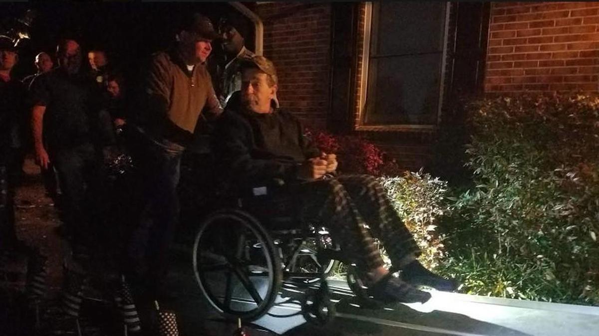 Sheriff’s K-9 supervisor Sgt. Randy Clinton was discharged from Carolinas Medical Center in Charlotte late Friday night after undergoing surgeries. He and three other York County law enforcement officials were attacked and shot Jan. 16 during a domestic violence call and manhunt near a house in York.