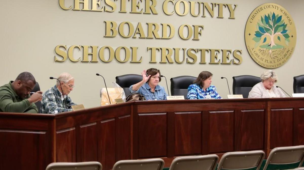 
The Chester County School Board met last Thursday in an emergency meeting to discuss with attorneys employee complaints. Afterward, Agnes Slayman resigned as superintendent.

