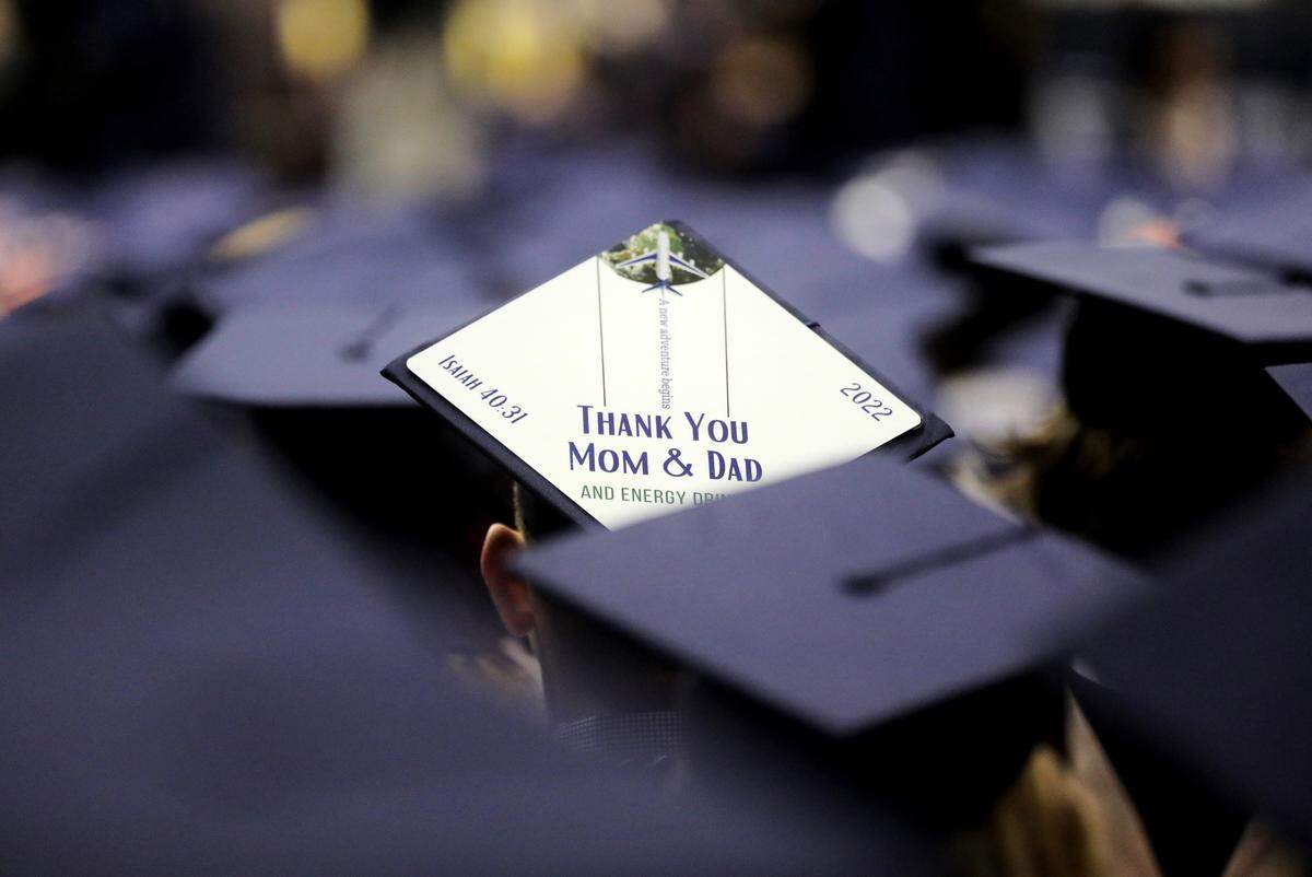 In this Herald file photo, Clover High School students graduate at the Winthrop Coliseum. Enrollment is up as the Clover district plans to add three new schools by 2026.