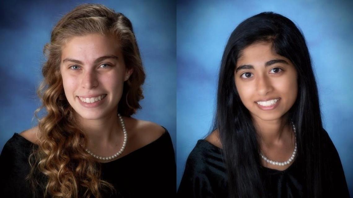 Camille Renee Beck, left; Sabah Bhamani, right