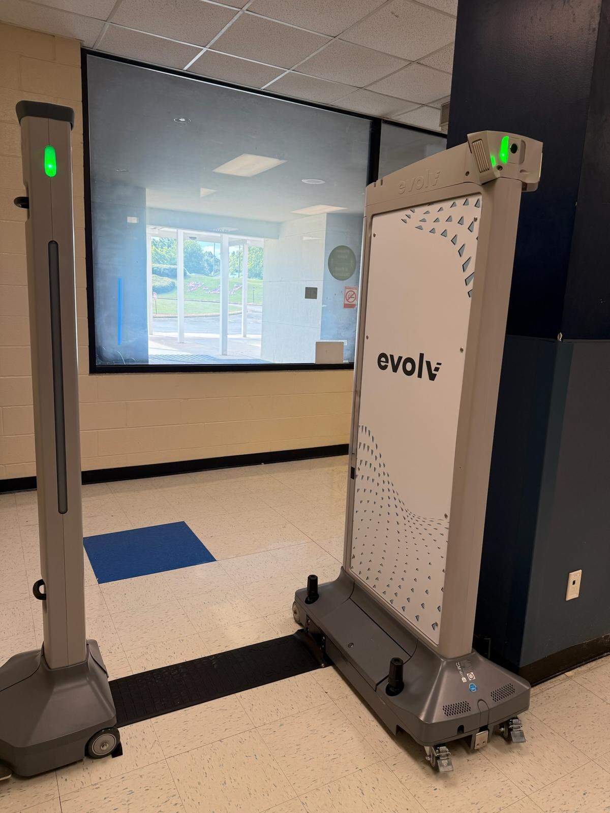 An Evolv scanner set up at Lancaster High School will use AI to improve school safety, school district officials say. Every middle and high school in the district now has the new Evolv systems.
