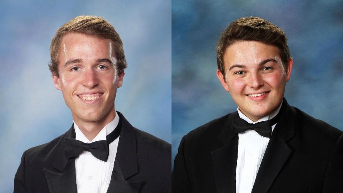 South Pointe High School Valedictorian Daniel Joseph Johnson, and Salutatorian James Alan Smith.