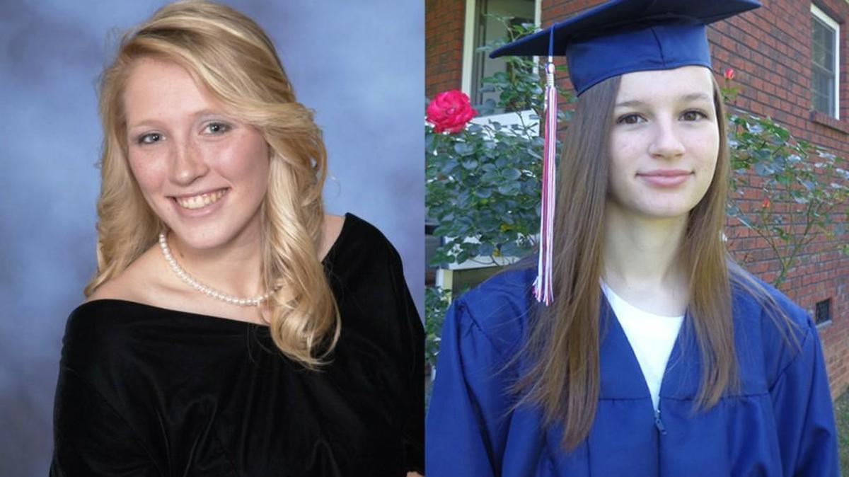 Chester High School Valedictorian Cassandra Herr, left, and Salutatorian is Abigail Gulish.