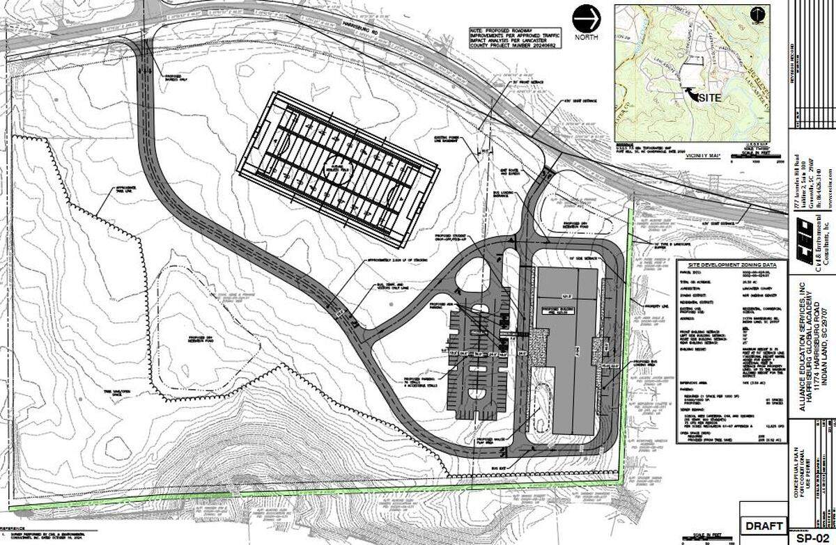 A new charter school is proposed in Indian Land, with room for up to 800 students.