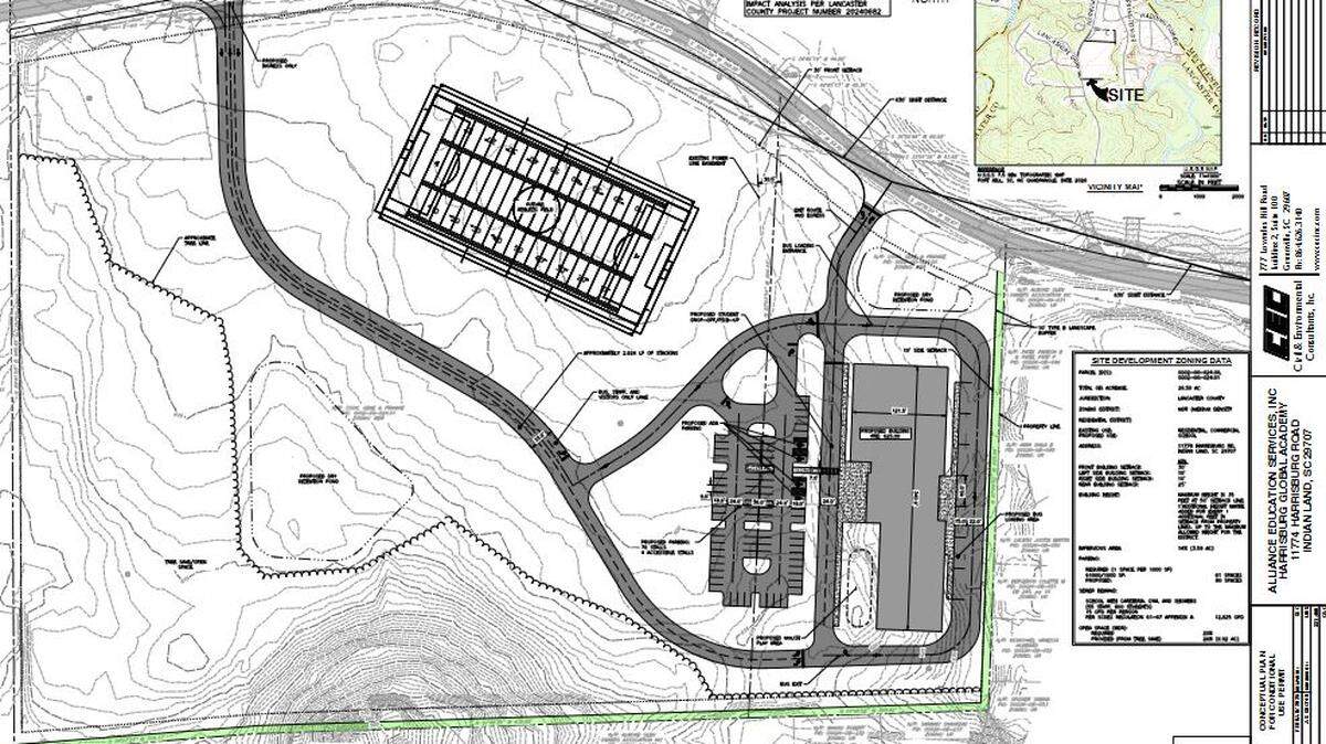 A new charter school is proposed in Indian Land, with room for up to 800 students.