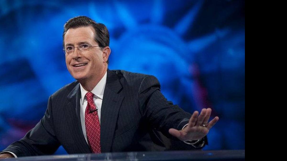 
Stephen Colbert of The Colbert Report on Comedy Central. The South Carolina native will be the successor to David Letterman as “The Late Show” host.