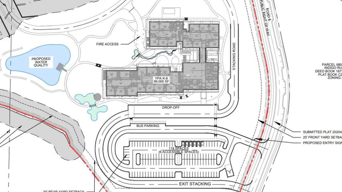York Prep has a plan in to build a new school and gym in Rock Hill.