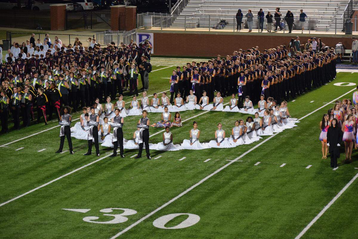 Catawba Ridge lines up Saturday night for the awards presentation in the 4A state championship. Catawba Ridge won its fourth title in five years.