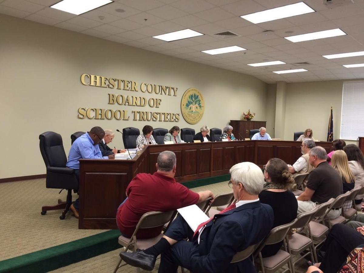 About 100 people attended Monday’s Chester County school board meeting, the third of its kind this month. It came on the heels of Chester County schools Superintendent Agnes Slayman’s return to work last Wednesday after a few weeks of unexplained personal leave.