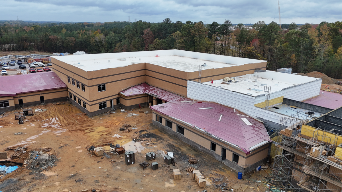 Liberty Hill Elementary School is under construction in Lake Wylie, and is set to open next fall. The Clover School District lists the school as one of the reasons it wants more money from impact fees.
