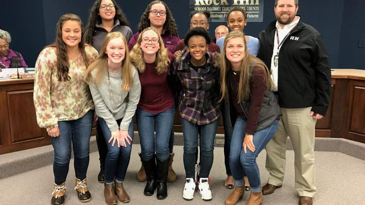 Rock Hill High School Lady Bearcat Tennis Team