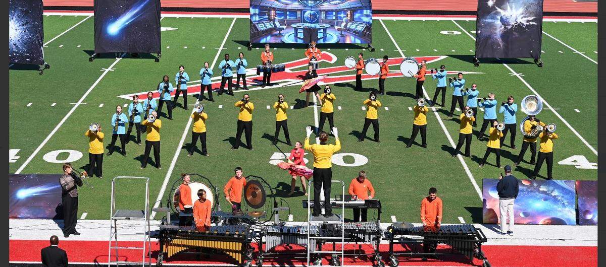 York Preperatory Academy annually ranks among the top 10 bands in 1A competition in South Carolina. This year’s pirate-themed show is called “Dead Men Tell No Tales.”