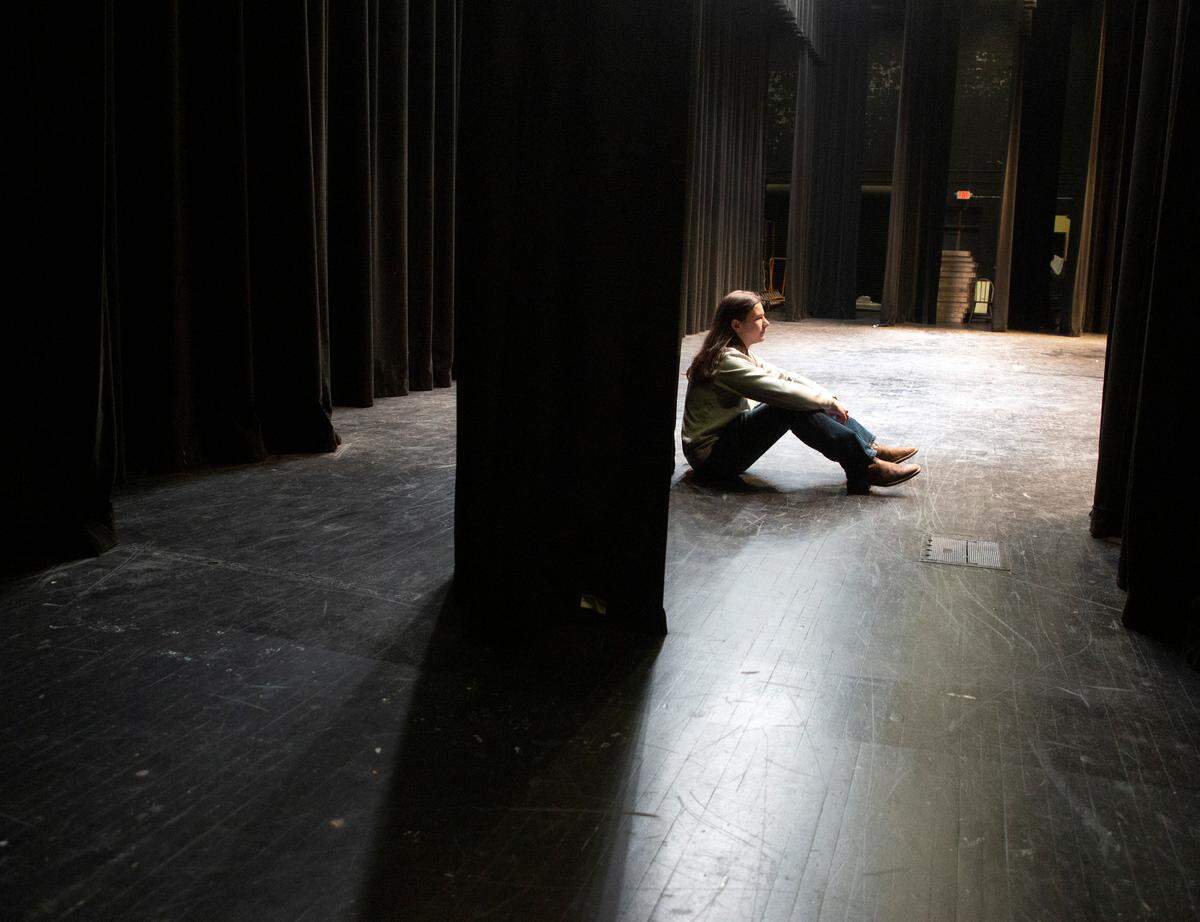 Jaden Erickson, 16, hung up his football jersey to follow his dream of becoming an actor.