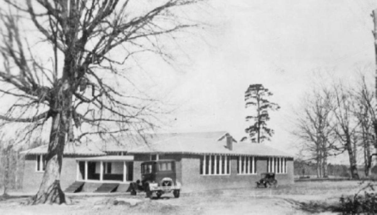 The old George Fish High School that served Fort Mill’s black community, circa 1925.