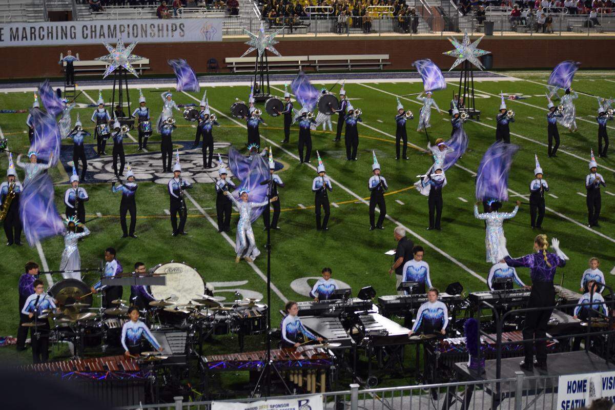 York, the final band to march Saturday in the South Carolina 4A competition, finished third overall.