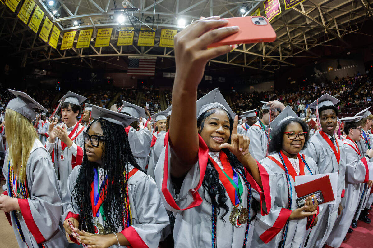 South Pointe High School Commencement 2025 at Winthrop Coliseum on Tuesday, May 27, 2025 in Rock Hill, South Carolina.