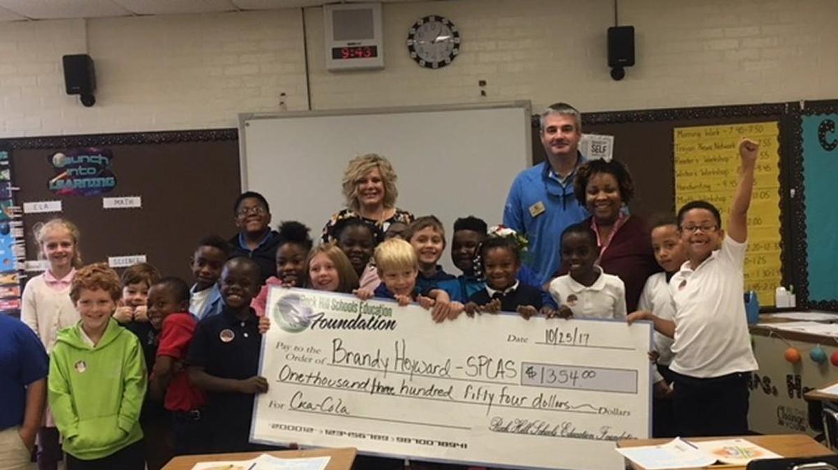Brandy Heyward at Sunset Park Center for Accelerated Studies in Rock Hill was awarded a $1,354 grant to purchase books, hands-on activities and artifacts to teach second graders about diverse cultures. The Rock Hill Schools Education Foundation awarded $13,000 in grants to 16 educators.