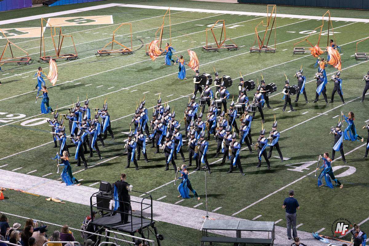 Nation Ford marched this fall at an event hosted by Catawba Ridge High School, and was in the 4A high school marching band competition again.