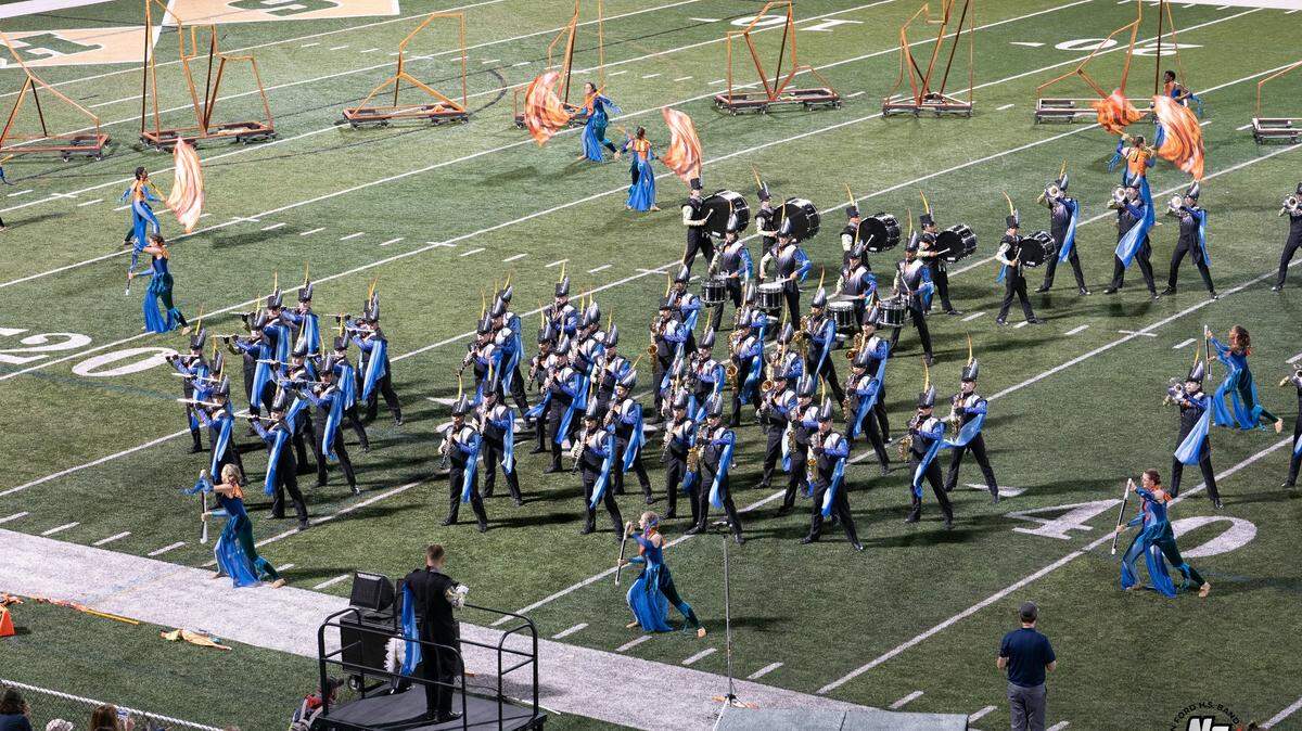 Nation Ford marched this fall at an event hosted by Catawba Ridge High School, and was in the 4A high school marching band competition again.