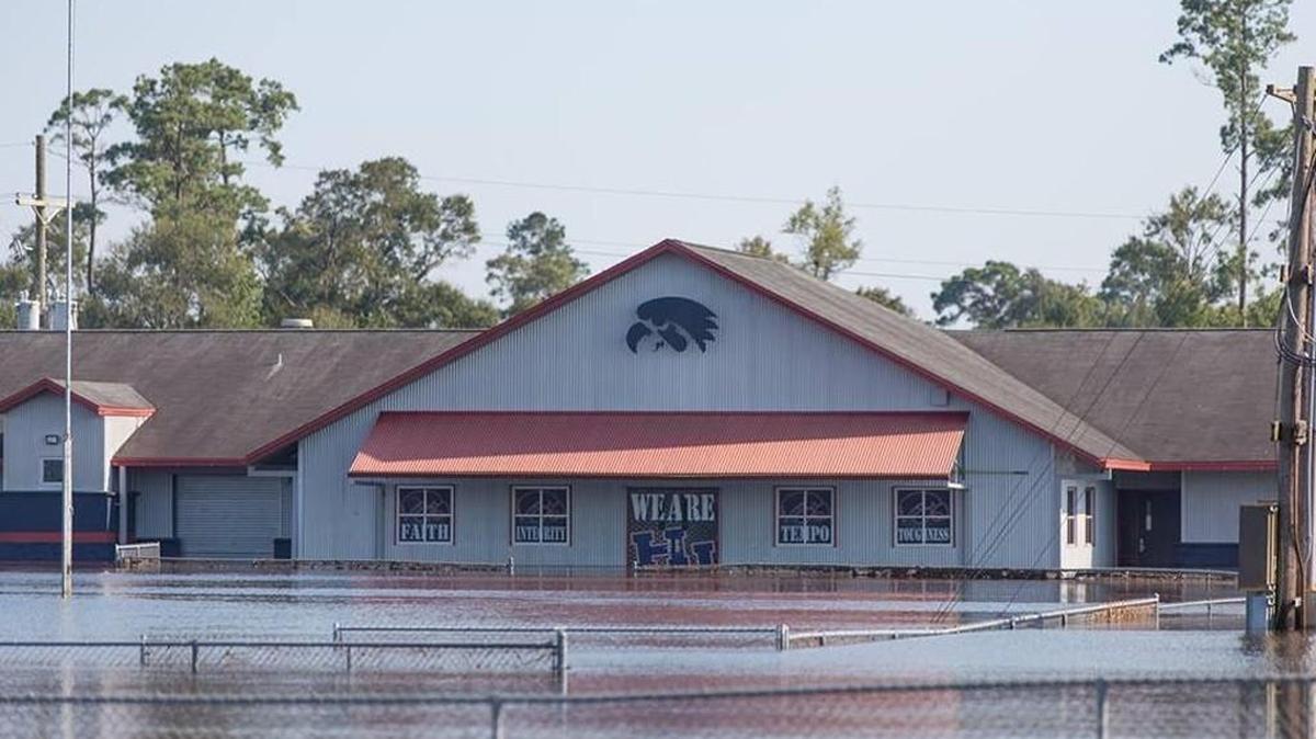 Most of the athletic equipment and facilities at Hardin-Jefferson ISD High School in Sour Lake, near Houston, was damaged during Hurricane Harvey. York and Lancaster students held a fundraiser for the Texas school’s athletic department.