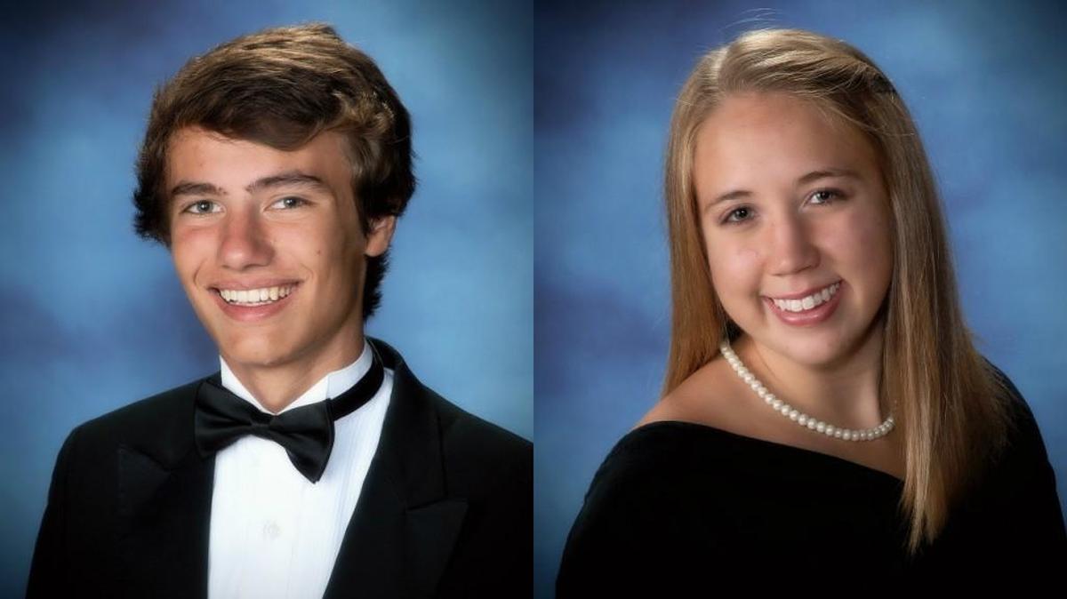 Fort Mill High School Valedictorian Jacob Paul Brugh, left, and Salutatorian Kelsey Theresa Holloway