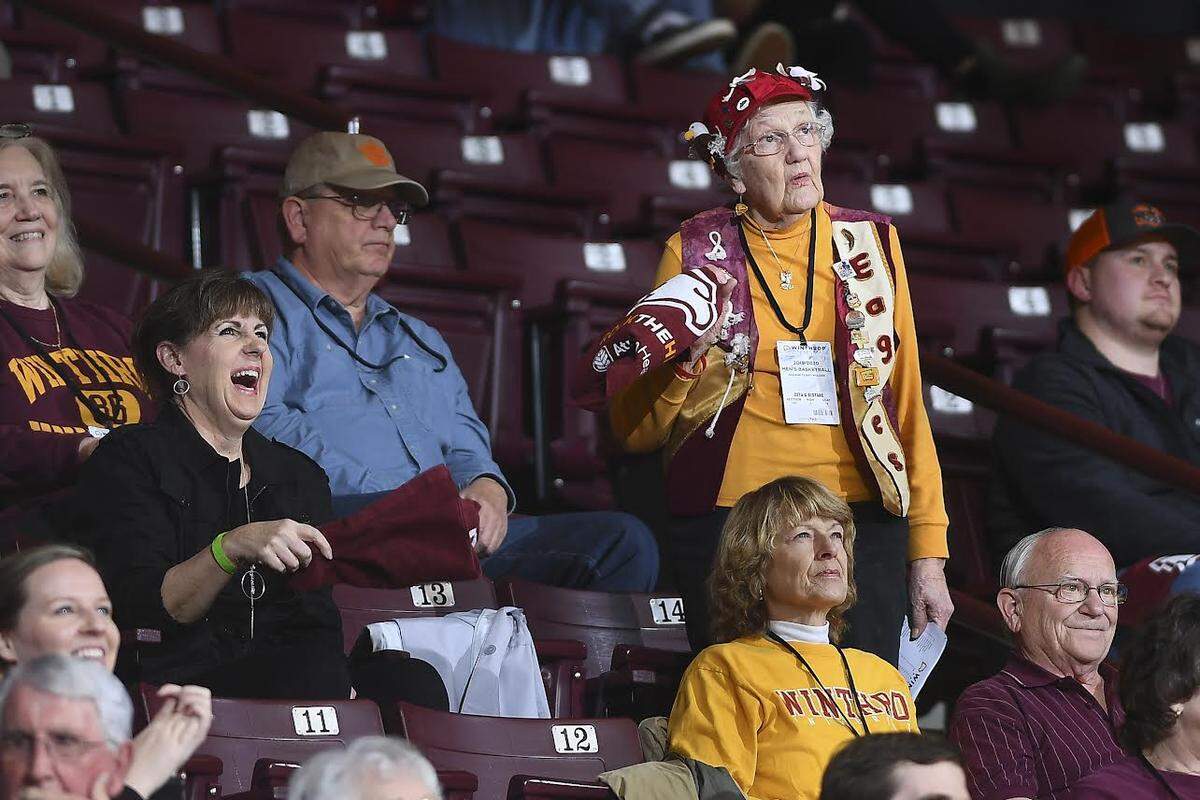 Winthrop takes on Campbell in Big South Conference men’s basketball at the Winthrop Coliseum on Thursday, February 06, 2020 in Rock Hill, North Carolina.