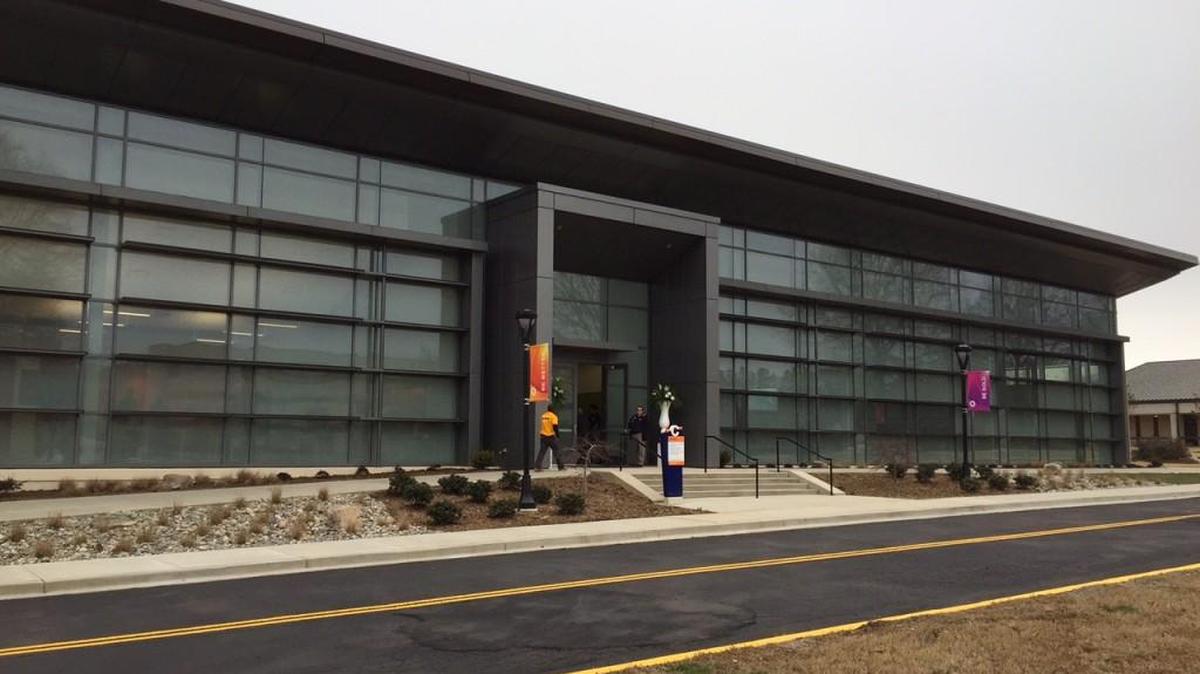 York Technical College’s newly renovated C-Building, now named Comporium Center.