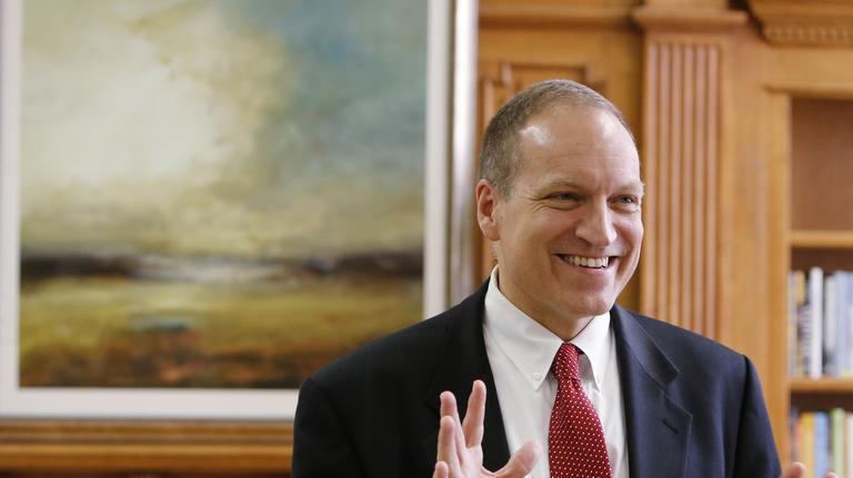 Gallery: First Day For New Winthrop President Mahony
