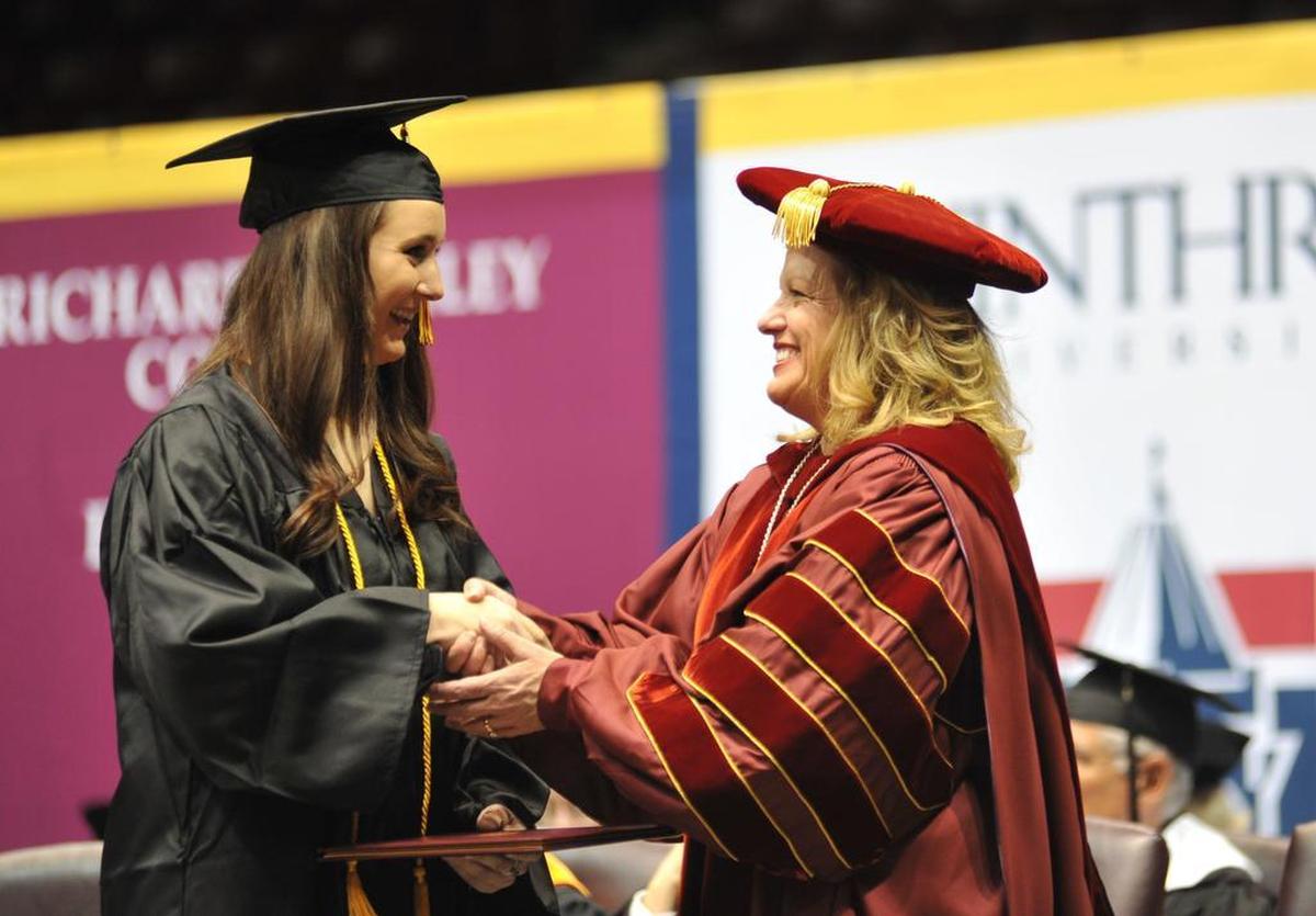 Jamie Comstock Williamson at Winthrop University’s Undergraduate Commencement, December 14th, 2013