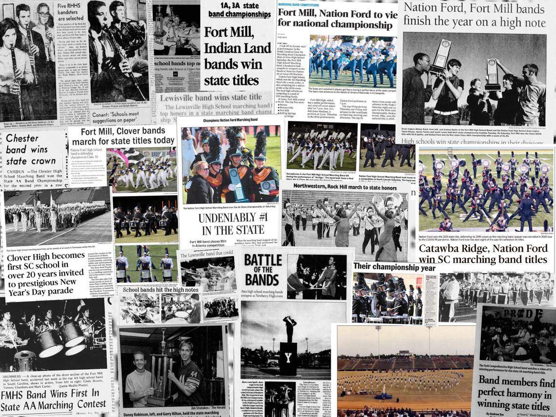 High school marching bands across the Rock Hill region have been some of the best in South Carolina for decades.
