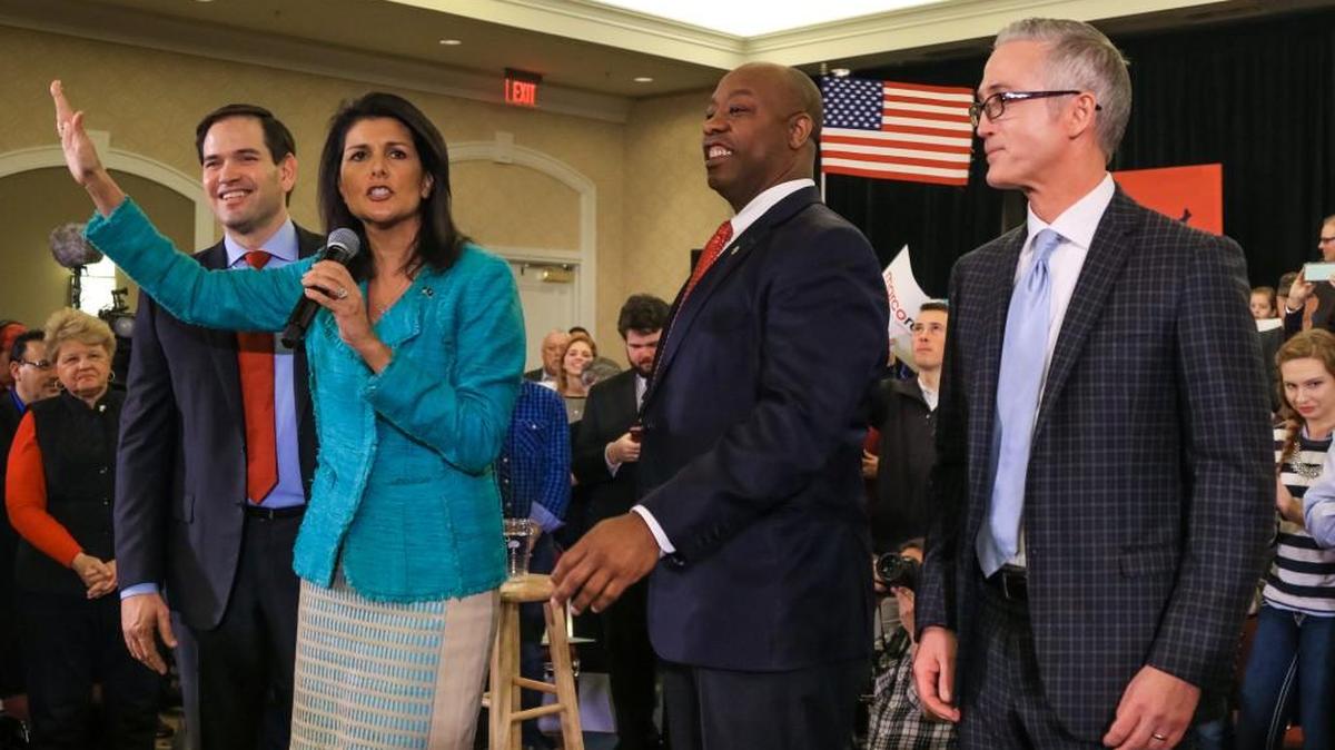 Marco Rubio and Gov. Nikki Haley
