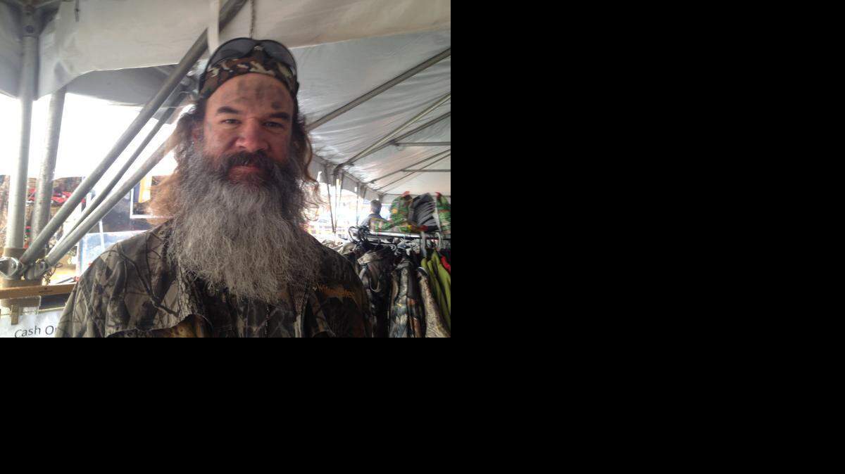 
Bryan Gordon, who is the spitting image of Phil Robertson, won the “Duck Dynasty” look-alike contest Saturday at the Outdoor Recreation Expo in Rock Hill.
