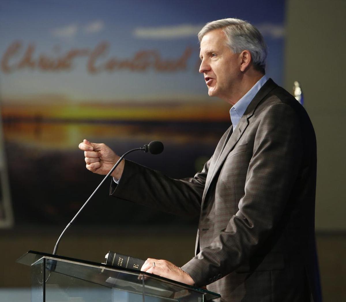 David Chadwick says of himself: “I don’t have the greatest managerial gifts. I don’t claim that. But I’m a great visionary and I know how to communicate the truth of God’s word.”