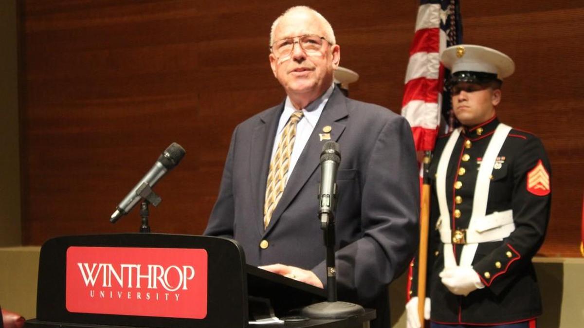 Nicholas Warr, who participated in Operation Hue City of 1978 Tet Offensive during the Vietnam War, reminded the audience about the emotional struggles veterans face from their duties.